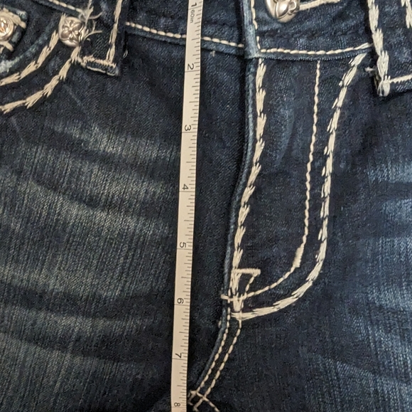 Miss Me Dark wash Bootcut jeans, size 30 like new! - Picture 5 of 7